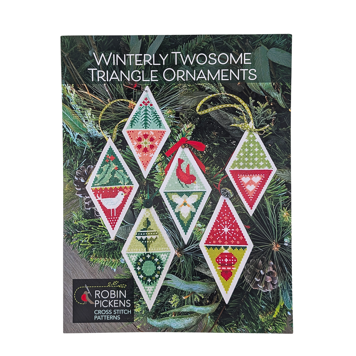 Winterly Twosome Triangle Ornaments by Robin Pickens