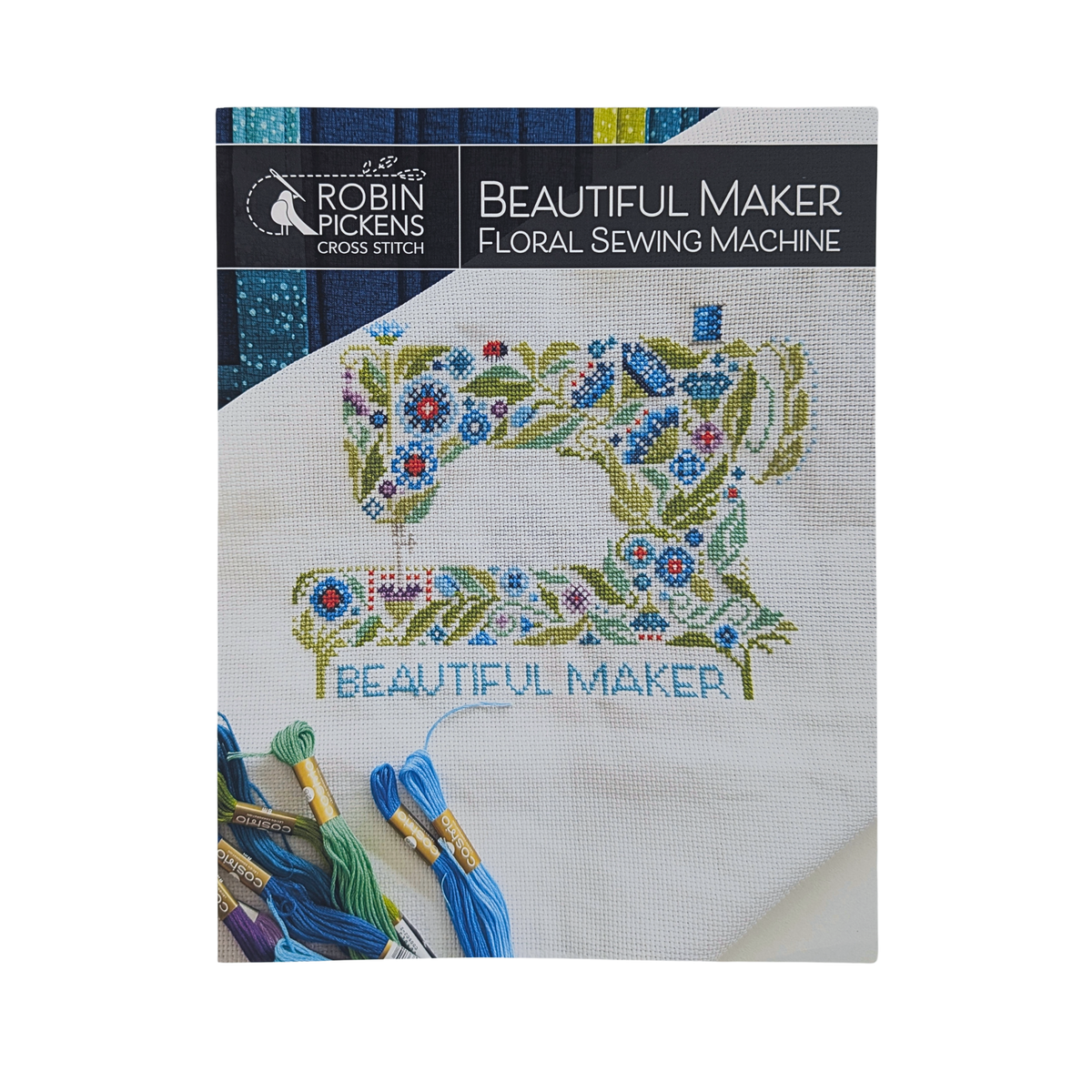 Beautiful Maker Floral Sewing Machine by Robin Pickens