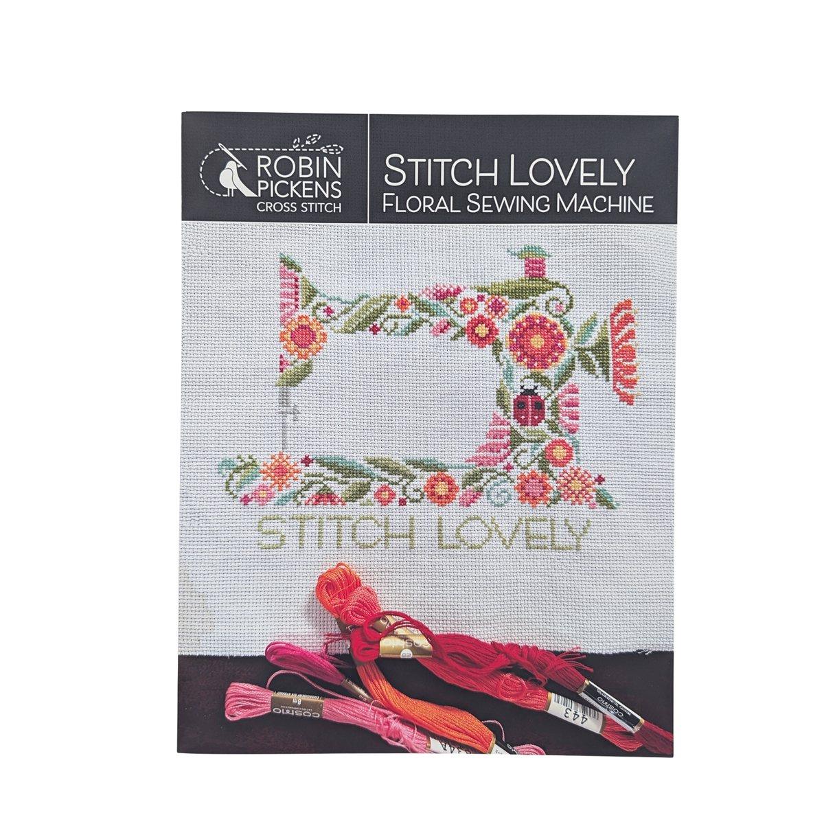 Stitch Lovely Floral Sewing Machine by Robin Pickens