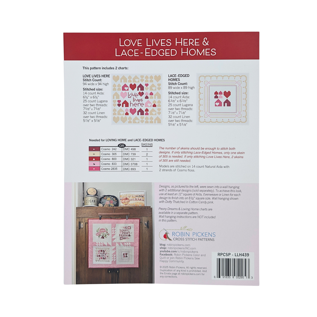 Love Lives Here & Lace-Edged Homes by Robin Pickens