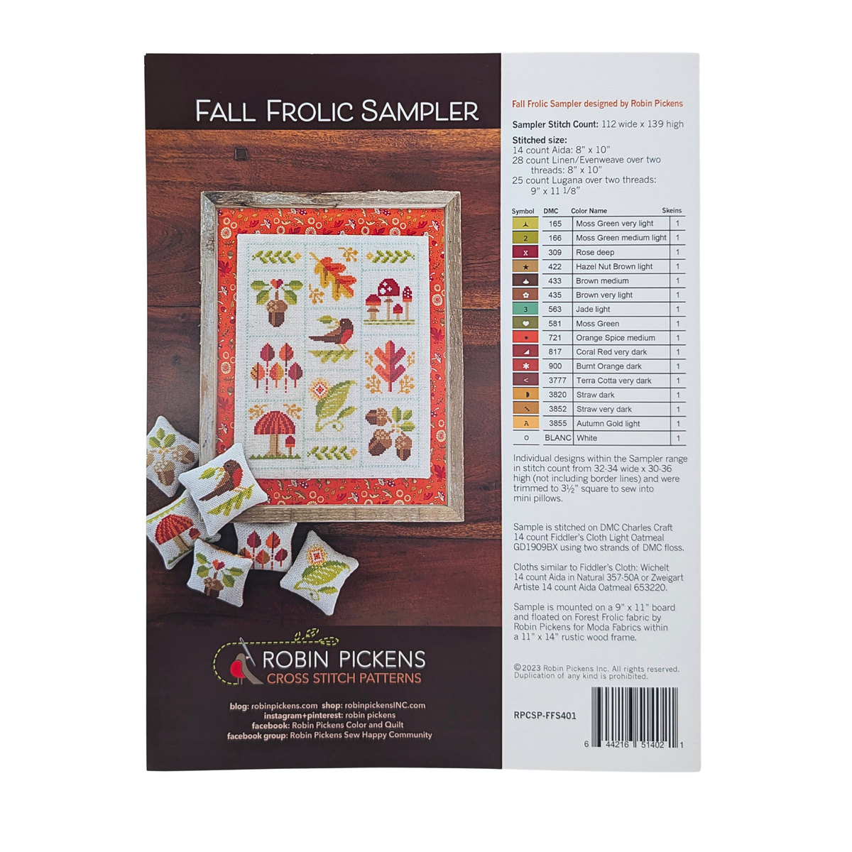 Fall Frolic Sampler by Robin Pickens
