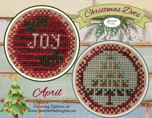 Christmas Dots - April by Jeannette Douglas