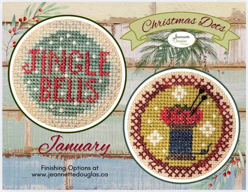 Christmas Dots - January by Jeannette Douglas