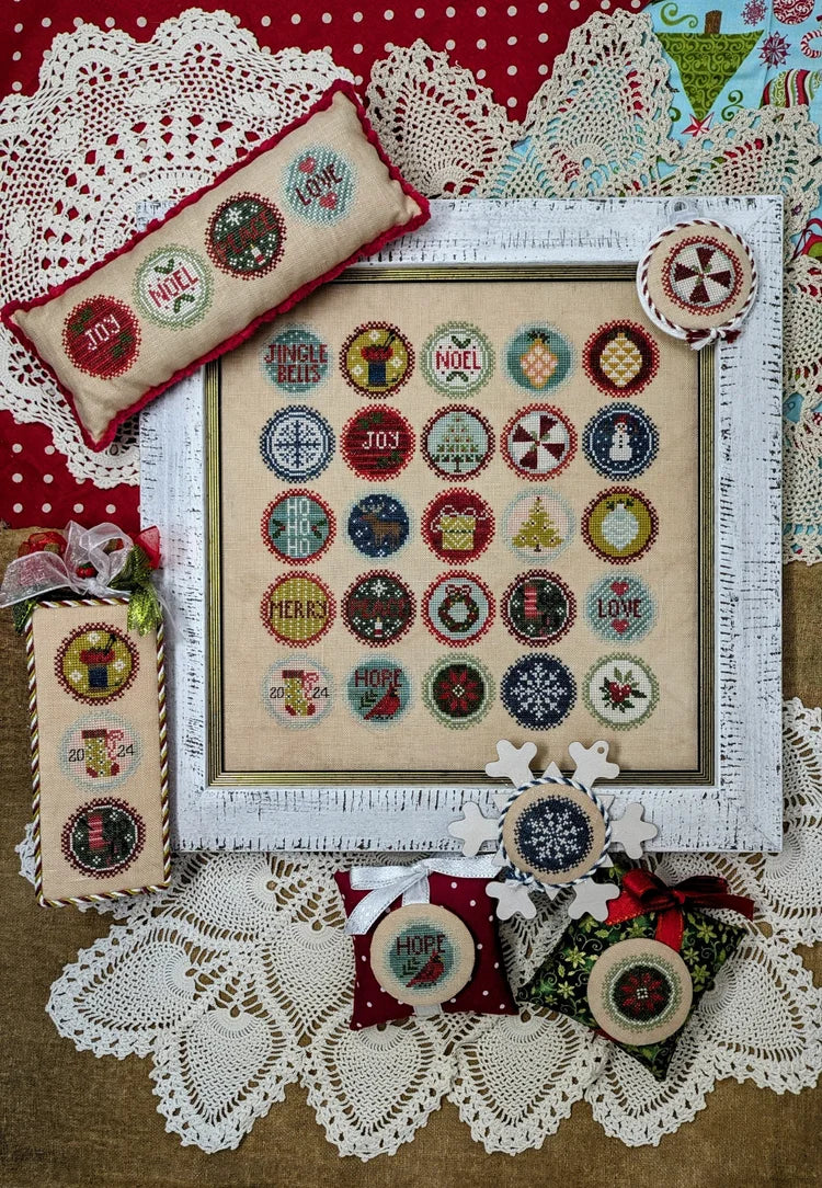 Christmas Dots - January by Jeannette Douglas