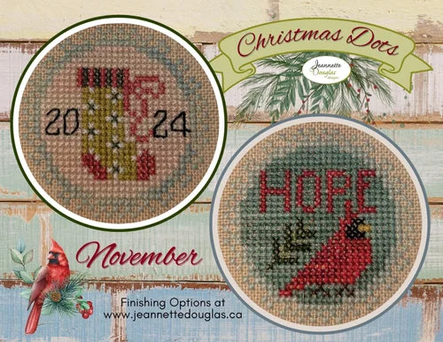Christmas Dots - November by Jeannette Douglas