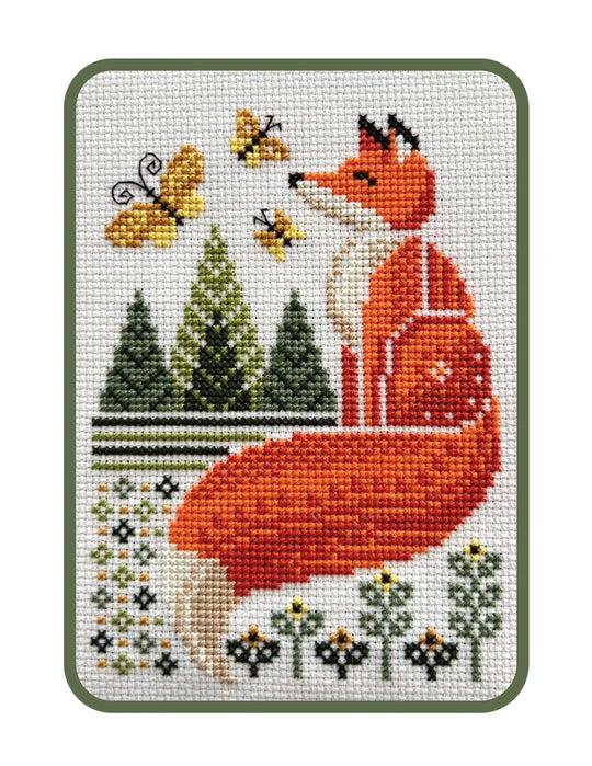 Fox & Butterflies by Pigeon Coop