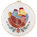 French Hens by Pigeon Coop