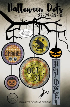 Halloween Dots 28-29-30-31 by Jeannette Douglas