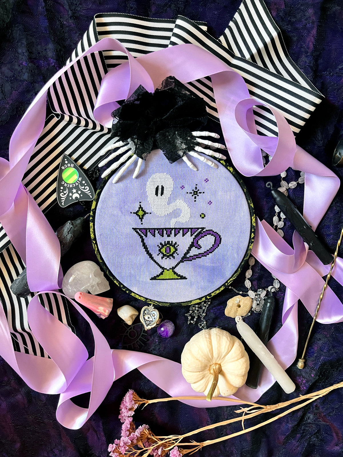 Lil' Hex Tea Cup by Uncanny Kari x Dee's 20 Stitches