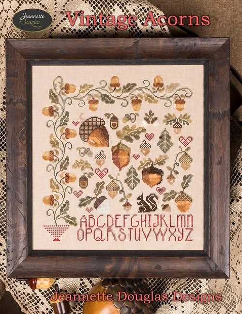 Vintage Acorns by Jeannette Douglas
