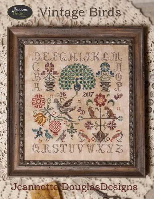 Vintage Birds by Jeannette Douglas