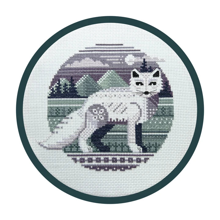 White Fox by Pigeon Coop
